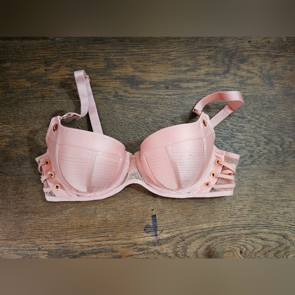 Honey Birdette Jerry Blush push up bra 34C rare sold out